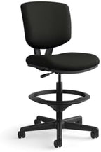 HON Volt Ergonomic Office Stool, Armless, Office Desk Computer Chair, Black