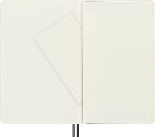 Moleskine Classic Expanded Notebook, Soft Cover, Large (5" x 8.25") Plain/Blank, Black, 400 Pages