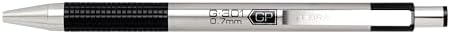 Zebra Pen STEEL M-301 & F-301 Retractable Ballpoint Pen & Pencil Set, 2-Pk