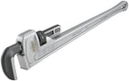 RIDGID 31110 Model 836 36" Aluminum Straight Pipe Wrench with 5" Pipe Capacity, 40% Lighter Aluminum Straight Plumbing Wrench with I-Beam Handle
