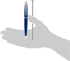 Cross ATX Translucent Blue Lacquer Ballpoint Pen, Medium Point, Black Ink