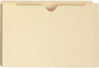 Smead File Jacket, Reinforced Straight-Cut Tab, 1" Expansion, Legal Size, Manila, 50 per Box (76520)
