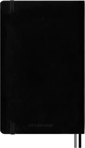 Moleskine Classic Expanded Notebook, Soft Cover, Large (5" x 8.25") Squared/Grid, Black, 400 Pages