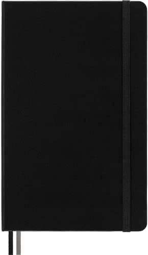 Moleskine Classic Expanded Notebook, Hard Cover, Large (5" x 8.25") Plain/Blank, Black, 400 Pages