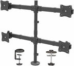 Desk Mount Quad Monitor Arm up to 27in, 17.6lb/8kg, VESA (ARMQUAD)