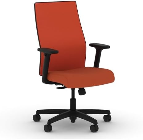 HON Ignition 2.0 Ergonomic Office Chair, Lumbar Support, Salamander