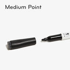 U Brands Fine Tip Dry Erase Markers with Eraser, Low Odor Whiteboard Markers Fine Tip, Assorted Colors, Set of 4