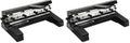 Swingline 3 Punch Heavy Duty, 40 Sheet Capacity Three Hole Puncher 3 Ring, Adjustable 2-4 Hole Paper Punch, Black (74450) (Pack of 2)