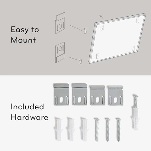 U Brands Magnetic Dry Erase Board White Board, 36" x 36", Silver Aluminum Frame, Includes Marker