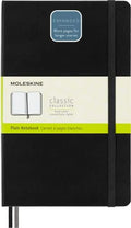 Moleskine Classic Expanded Notebook, Hard Cover, Large (5" x 8.25") Plain/Blank, Black, 400 Pages