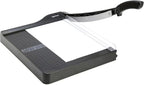 Amazon Basics Paper Trimmer Cutter for Office and Crafts, Heavy-Duty, Portable Guillotine Paper Cutter with Blade Lock, 12-Inch, 10-Sheet Cardstock, Photos