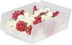 Akro-Mils 30150 Heavy Duty Plastic Shelf Bins, 12"x 8"x 4", Red, 12-Pack