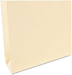 Smead File Jacket, Reinforced Straight-Cut Tab, 1" Expansion, Letter Size, Manila, 50 per Box (75520)