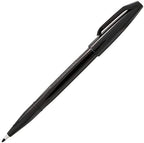 Pentel® Sign Pens®, Fine Point, 2.0 mm, Black Barrel, Black Ink, Pack Of 24 Pens