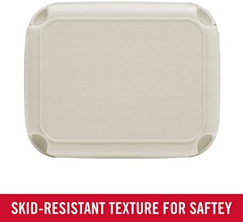 Rubbermaid Roughneck Step-Stool Bisque Lightweight Holds up to 300 pounds Ideal for Kitchen-Bath Skid-Resistant