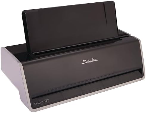Swingline Electric Hole Puncher 2 Hole, 28 Sheet Capacity Hole Punch, Jam Resistant, Touch Screen, Platinum (74532)
