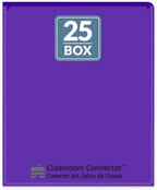 C-Line Classroom Connector School-to-Home Folders, Purple, 25 per Box (32009)
