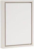 Kate and Laurel Sylvie Blank Framed Canvas Wall Art; 10x13 White; Vintage Modern Empty Canvas for Paint-Your-Own Art; Ready to Paint Premium Canvas Already Framed