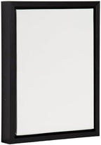 Kate and Laurel Sylvie Blank Framed Canvas Wall Art; 10x13 Black; Modern Empty Canvas for Paint-Your-Own Art; Ready to Paint Premium Canvas Already Framed