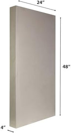 ATS Acoustics Microsuede Acoustic Panel 24" x 48" x 4" Square Edge (Shell)