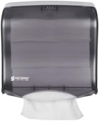 SANT1755TBK - Ultrafold Fusion C-fold amp; Multifold Towel Dispenser, 11 1/2x5 1/2x11 1/2, Black (Pack of 2)