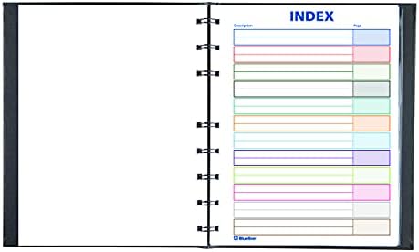 Blueline Notepro Composition Notebook, Black, 9.25 x 7.25 inches, 192 Ruled Pages (A9C.81) - (Pack of 5)