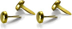 Officemate Round Head Brass Plated Fasteners, 0.5 Inch Shank, 100/Box (99802) (Pack of 2)