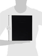 Blueline NotePro™ Executive Journal, Hard Cover, Index System, Pocket, 150 Pages, 10.75" x 8.5", Black (A10150.BLK)