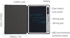 LCD Handwriting Board Electronic Writing Tablet for Small mini Hand Drawing, Low Consumption, One Click Clear Function, Screen Lock, Stainless Steel