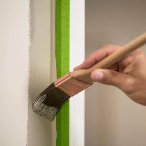 FrogTape Multi-Surface Painter's Tape with PAINTBLOCK, 2 in Wide (1.41 in x 45 yd), Quick Stick Medium Adhesion, Premium Green Painters Tape Removes Clean, 1 Roll (1396747)