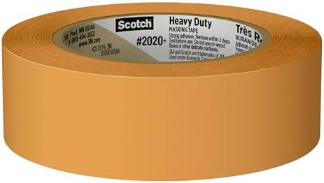 Scotch Heavy Duty Masking Tape, 1.41 in x 60.1 yd, 2020+-36AP, 1 roll