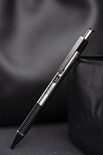 Zebra Pen STEEL M-301 & F-301 Retractable Ballpoint Pen & Pencil Set, 2-Pk