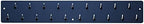 Pyramid Time Systems Wall Mounted Key Rack, 19 Hooks, Black