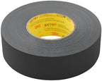 3M Performance Plus 8979 Duct Tape Heavy Duty, Black, 72 mm x 54.8 m, 12.1 mil, 6 Month Clean Removal, Resists UV and Weather for up to 12 Months, Tears Cleanly, Curl-Resistant, 12 Rolls