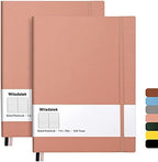 College Ruled Notebook B5, Total 376 Numbered Pages 7.6'' x 10''(PINK)