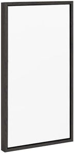Kate and Laurel Sylvie Blank Framed Canvas Wall Art; 14x26.5 Dark Gray; Vintage Modern Empty Canvas for Paint-Your-Own Art; Ready to Paint Premium Canvas Already Framed