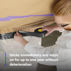 3M Performance Plus 8979 Duct Tape Heavy Duty, Black, 72 mm x 54.8 m, 12.1 mil, 6 Month Clean Removal, Resists UV and Weather for up to 12 Months, Tears Cleanly, Curl-Resistant, 12 Rolls