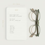 Small Lined Notepads for Work, Gold Foil, 6.3 x 3.9 in, 3 Pack, 225 Sheets