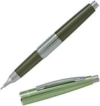 Pentel Sharp Kerry Mechanical Pencil, 0.5mm, Metallic Olive Barrel, 1 pack (P1035K), Green