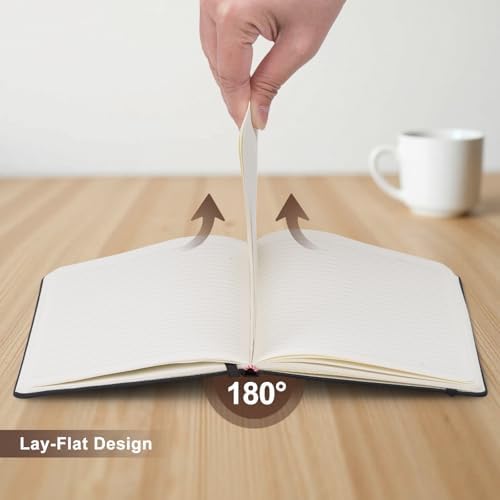 ViVin 8 Pack A5 Hardcover Lined Notebook,192 pg College Ruled 5.5x8.3