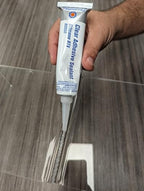 Permatex 80050-12PK Clear RTV Silicone Adhesive Sealant, 3 oz. (Pack of 12)