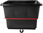 Rubbermaid Commercial Utility Truck 20 Cubic Feet 1200 lb. Capactiy Black Large Cart for Commercial/Waste/Laundry Transportation/Collection