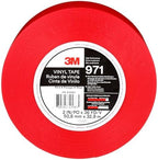 3M Durable Floor Marking Tape 971, Red, 2 in x 36 yd, 17 mil, 1 Roll