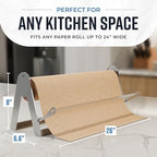 Bryco Goods 24 Inch Butcher & Kraft Paper Roll Dispenser and Cutter