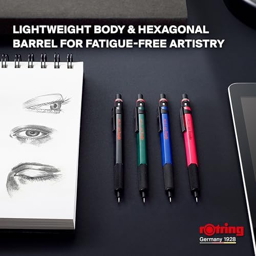 Rotring 500 Mechanical Pencil, Blue Barrel, 0.5mm