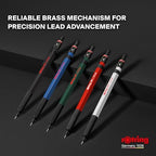 Rotring 500 Mechanical Pencil, Blue Barrel, 0.5mm