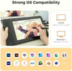 GAOMON PD1161 Drawing Tablet with Screen, Tilt, 8 Shortcut Keys, 11.6" FHD