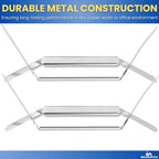 1InTheOffice Paper Fasteners, Prong Fasteners, Metal Fasteners, 2 Inch, 2.75" Center to Center, 100 Pieces/Pack, (100)