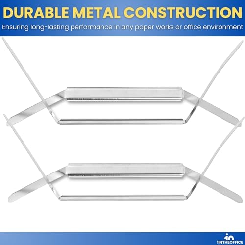 1InTheOffice Paper Fasteners, Prong Fasteners, Metal Fasteners, 2 Inch, 2.75" Center to Center, 100 Pieces/Pack, (100)