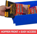Akro-Mils 30150 Heavy Duty Plastic Shelf Bins, 12"x 8"x 4", Yellow, 12-Pack